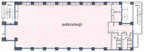 新橋のエンスイテ御成門 平面1