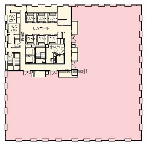 西新宿のＤタワー西新宿 平面1