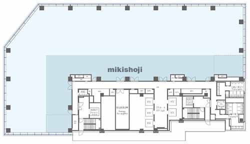 東京虎ノ門グローバルスクエア（Ｈ１Ｏ虎ノ門） 平面1