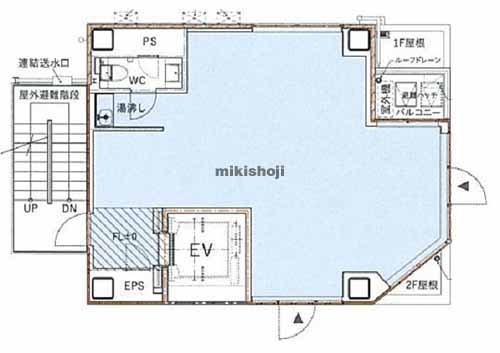 新橋の不二ビルディング新橋 平面1