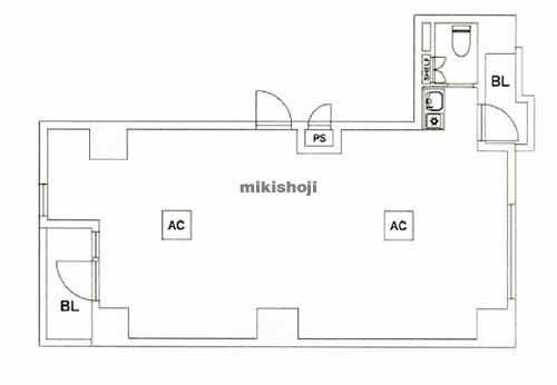 神田小川町のESPERANZA KANDA OGAWAMACHI 平面1