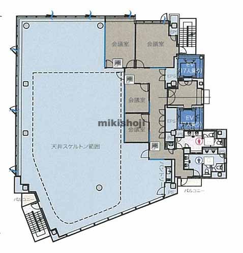 日本橋人形町・堀留町・小舟町・富沢町の人形町ＰＲＥＸ 平面1