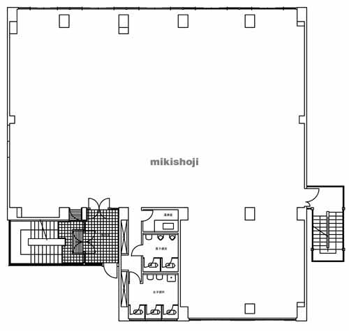 足利市の住友生命足利ビル 平面1