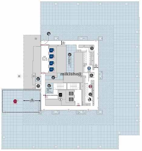 三田の住友不動産東京三田ガーデンタワー 平面1