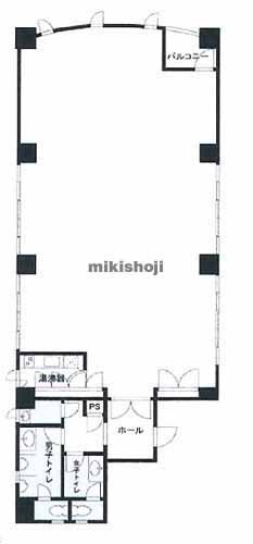 二番町・三番町・六番町のＪＰビル 平面1