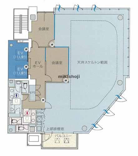 千駄ヶ谷のＶｅｒｄｅｘ神宮北参道 平面1