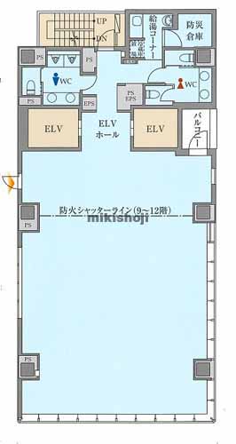 台東の阪急阪神上野御徒町ビル 平面1