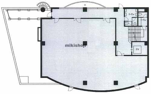 青梅市の清水本社ビル 平面1