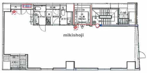 八丁堀の東京ＮＳビル 平面1