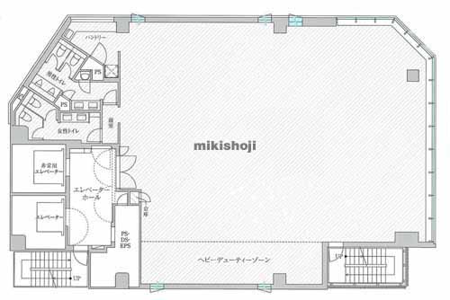 新橋のＰＭＯ新橋Ⅱ 平面1
