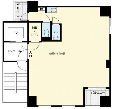 小伝馬町・大伝馬町のアスカ日本橋小伝馬町ビル 平面1
