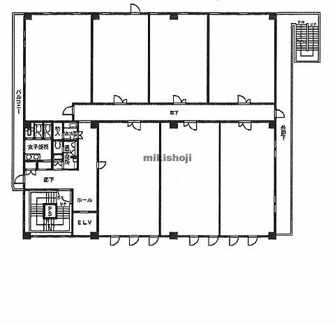 春日部市のシカマビル 平面1