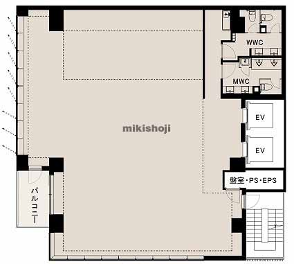 日本橋本町のＴｉｍｅ　Ｗｉｔｈ　新日本橋 平面1