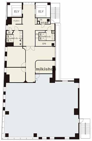 日本橋人形町・堀留町・小舟町・富沢町のスイテ日本橋人形町 平面1
