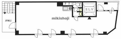 三軒茶屋・太子堂のセラピュアビル 平面1