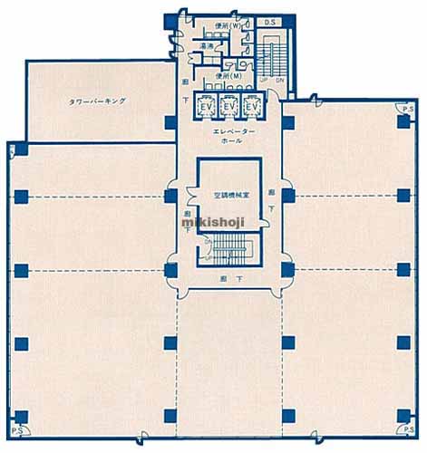 前橋市の前橋ファーストビルディング 平面1