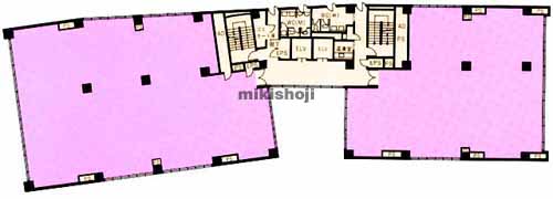 宇都宮大同生命ビル 平面1