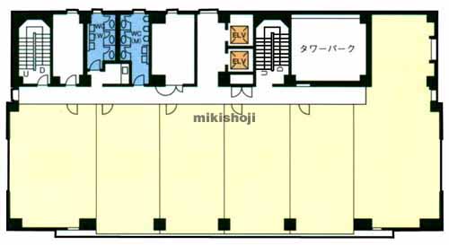 八王子市の八王子第一東京海上日動ビルディング 平面1