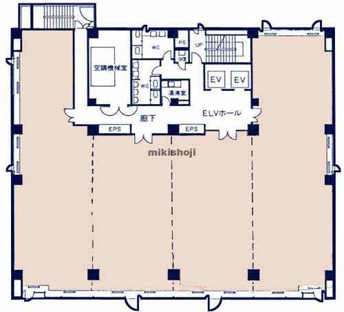 中央区の損保ジャパン千葉ビル 平面1