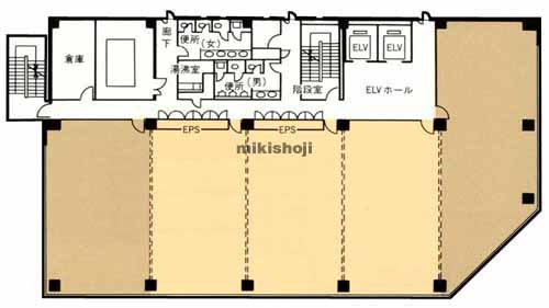 前橋市の損保ジャパン前橋ビル 平面1