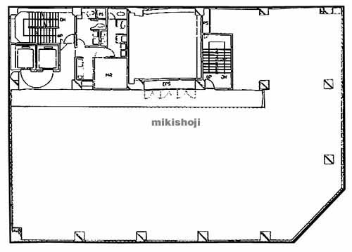 八王子市の比留間ビル 平面1