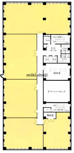 春日部市の春日部セントラルビル 平面1