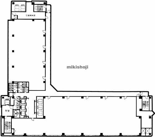 中央区の千葉中央ツインビル１号館 平面1