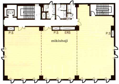 深谷市のあいおい損保深谷ビル 平面1