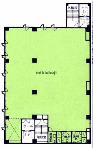 飯能市の飯能サンプラザビル 平面1