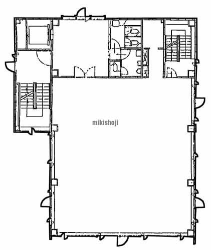 熊谷市のアイエス熊谷ビル 平面1