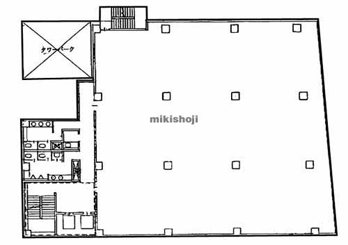 柏市のサンプラザビル 平面1
