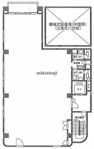 甲府市の甲府フロントビル 平面1