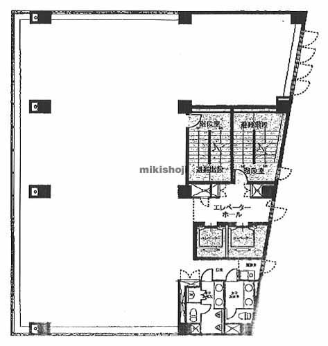 ハクゼンビルディング 平面1