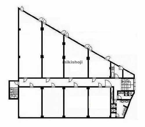 八王子市の橋完ビル 平面1