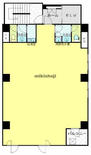 日野市の根田ビル 平面1