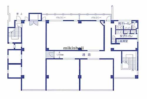 つくし野第２ビル 平面1