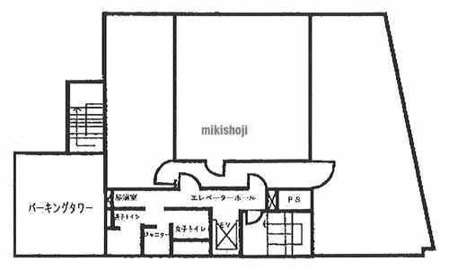 甲府市のＭ－１ビル 平面1