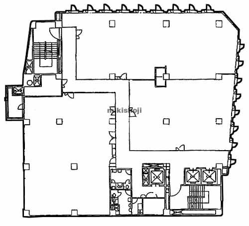 松戸市のちばぎん松戸ビル 平面1