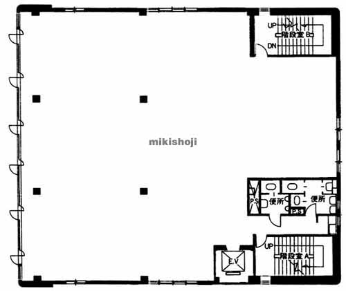 伊勢崎市のサンシンビル第２ 平面1