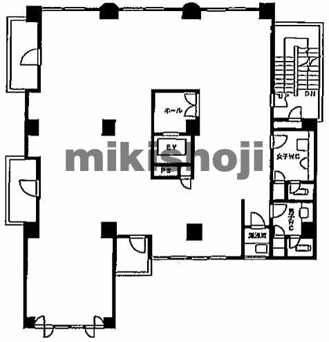 国立市のサンライズ２１ビル 平面1