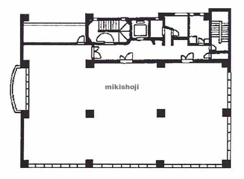 土浦市のホープビル１号館 平面1