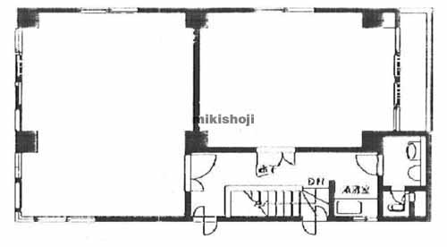 中央区の上杉ビル 平面1