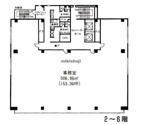 小山市の小山ファーストビルディング 平面1