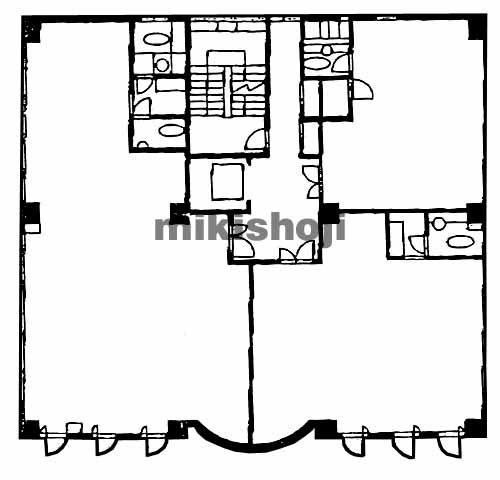 稲毛区の新日本オフィスビル 平面1
