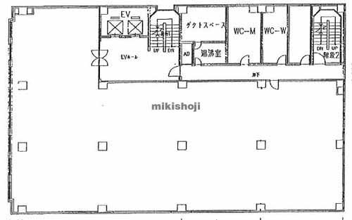 新潟市の明治安田生命新潟駅前ビル 平面1