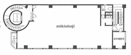 松戸市の新松戸岡田ビル 平面1