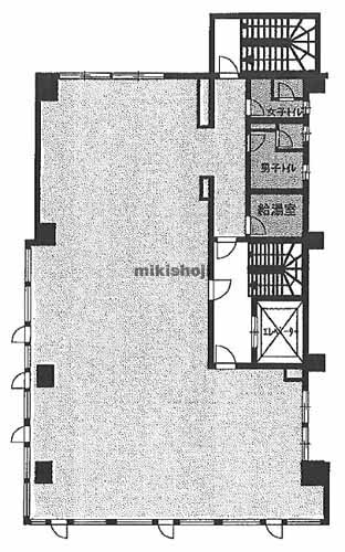 春日部市のハルキヤビル 平面1