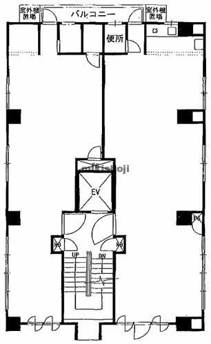 岩田屋ビル 平面1
