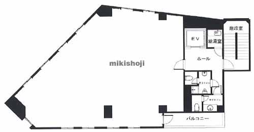 草野高砂ビル 平面1