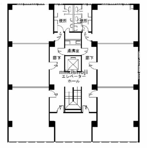 中央区のニュー芳野ビル 平面1